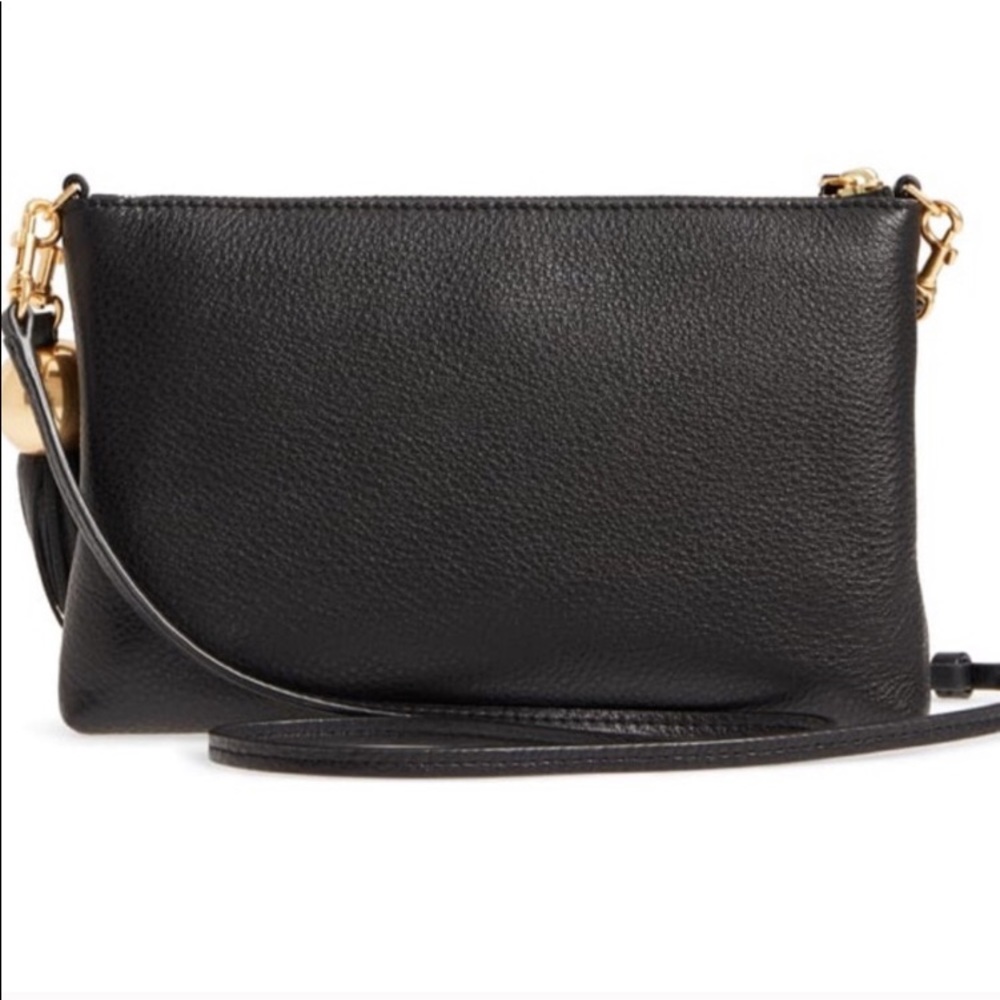 🌺🆕NWT Tory Burch Leather Tassel Crossbody - Picture 5 of 7
